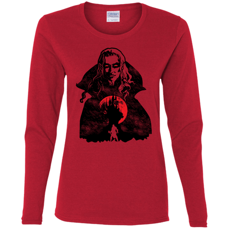 T-Shirts Red / S Immortality Women's Long Sleeve T-Shirt