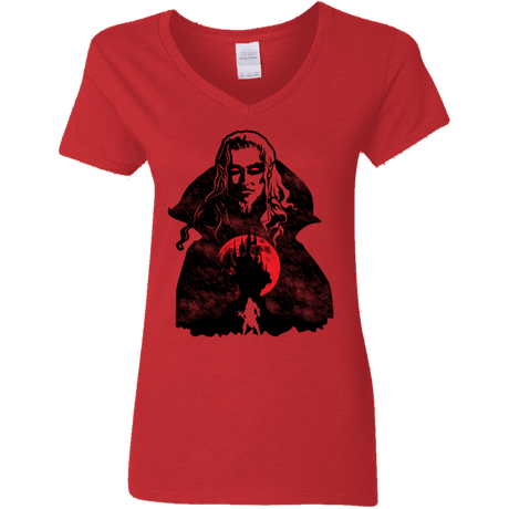 T-Shirts Red / S Immortality Women's V-Neck T-Shirt