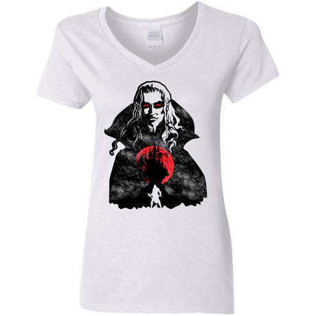 T-Shirts White / S Immortality Women's V-Neck T-Shirt