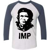 T-Shirts Heather White/Indigo / X-Small IMP Men's Triblend 3/4 Sleeve