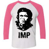 T-Shirts Heather White/Vintage Pink / X-Small IMP Men's Triblend 3/4 Sleeve
