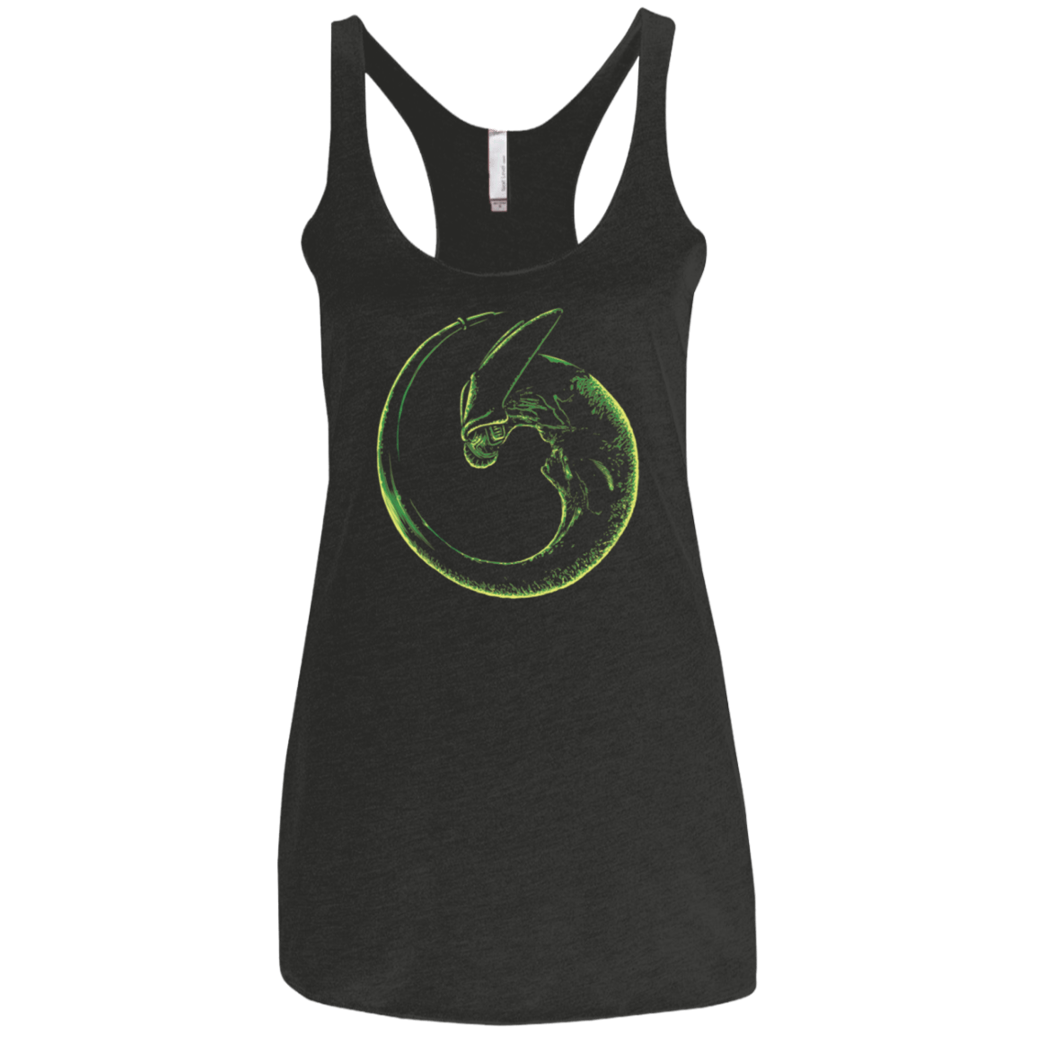 Imperfect Alien Women's Triblend Racerback Tank