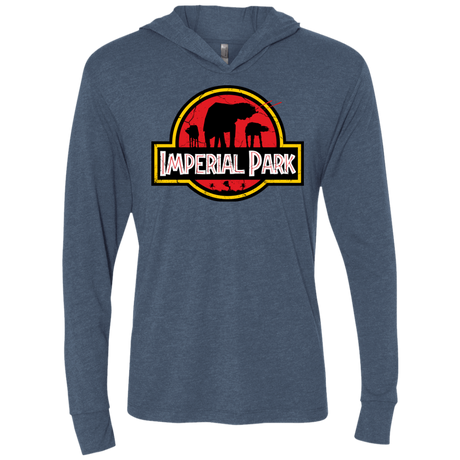 T-Shirts Indigo / X-Small Imperial Park Triblend Long Sleeve Hoodie Tee