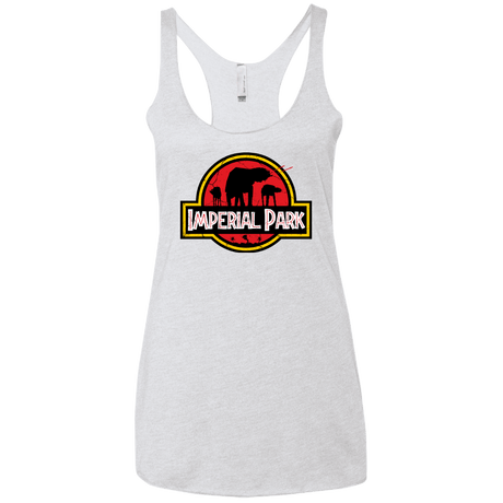 T-Shirts Heather White / X-Small Imperial Park Women's Triblend Racerback Tank