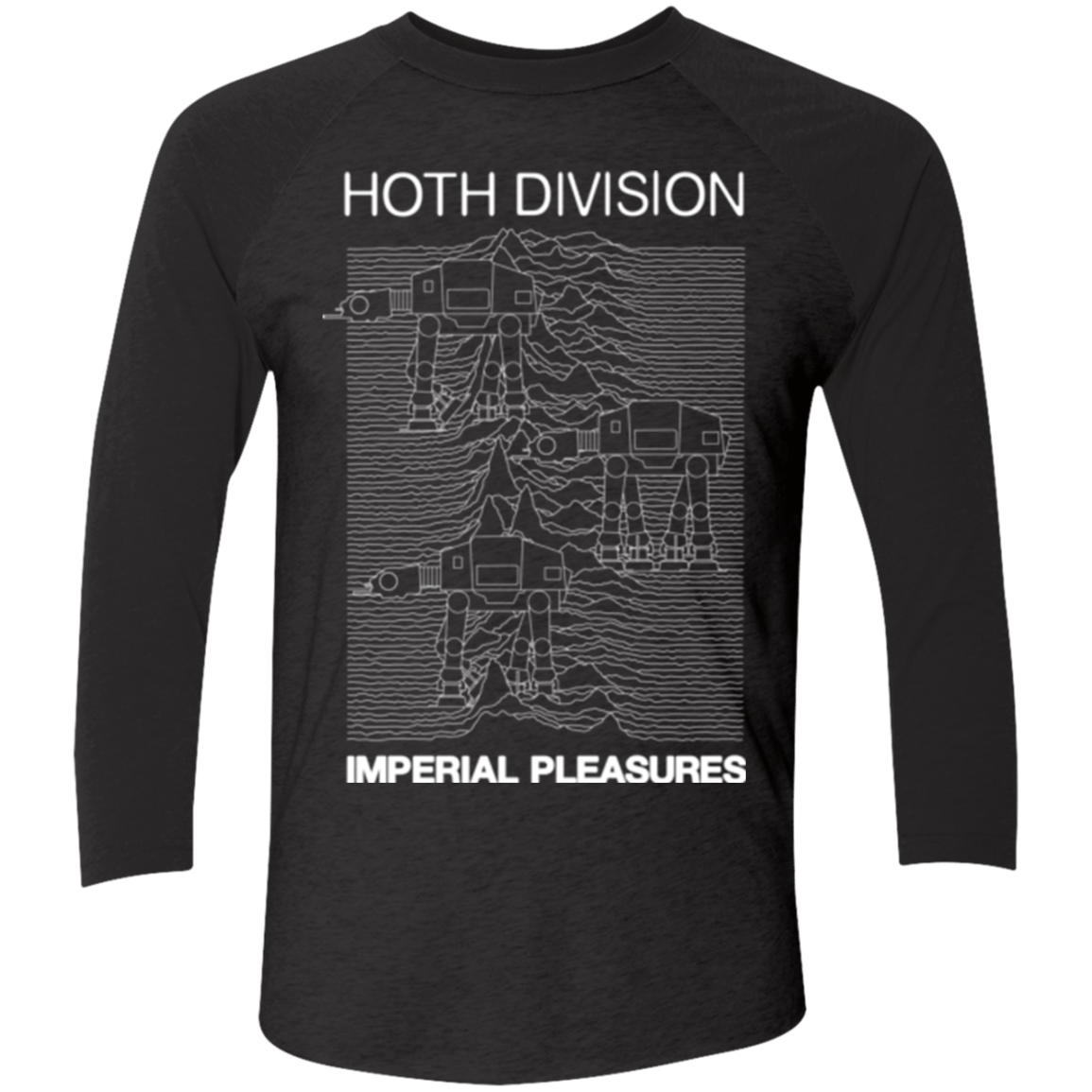 T-Shirts Vintage Black/Vintage Black / X-Small Imperial Pleasures Men's Triblend 3/4 Sleeve