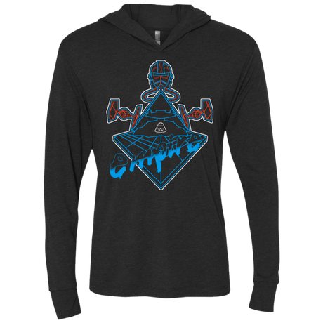 T-Shirts Vintage Black / X-Small Imperial Punk Triblend Long Sleeve Hoodie Tee