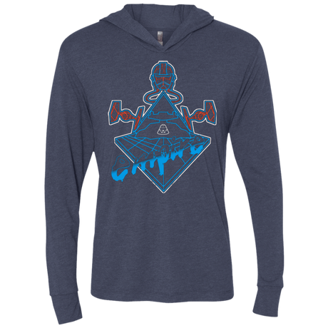 T-Shirts Vintage Navy / X-Small Imperial Punk Triblend Long Sleeve Hoodie Tee