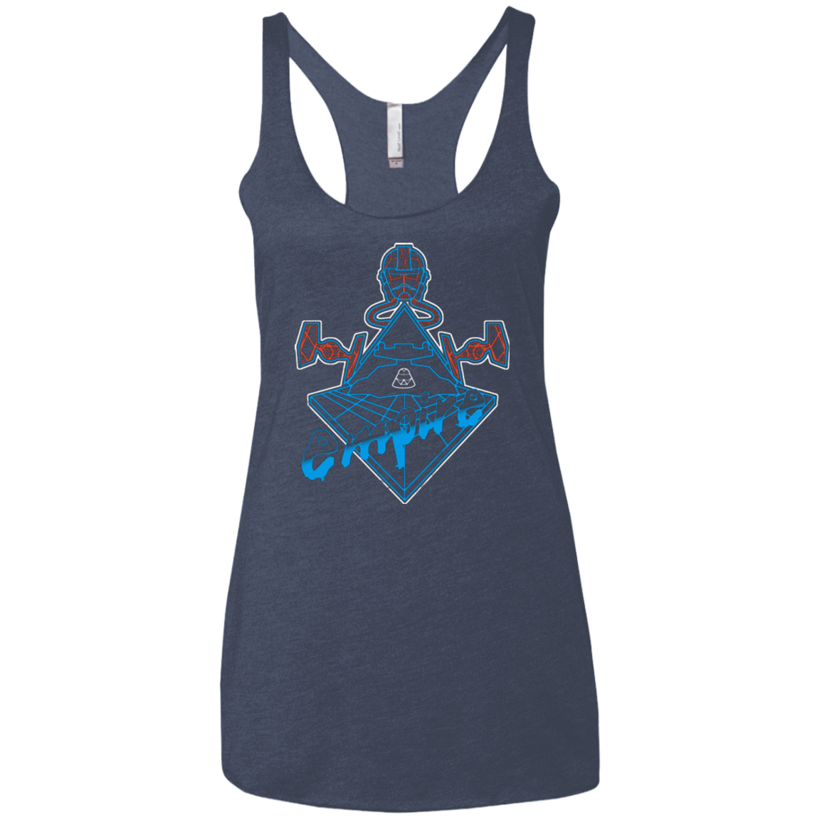 T-Shirts Vintage Navy / X-Small Imperial Punk Women's Triblend Racerback Tank