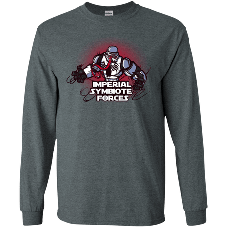 T-Shirts Dark Heather / S Imperial Symbiote Forces Men's Long Sleeve T-Shirt