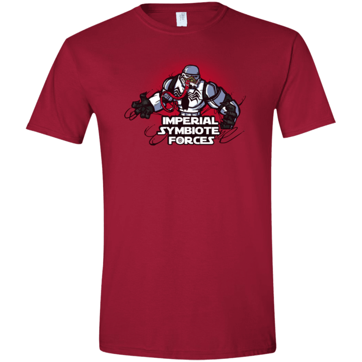 T-Shirts Cardinal Red / S Imperial Symbiote Forces Men's Semi-Fitted Softstyle