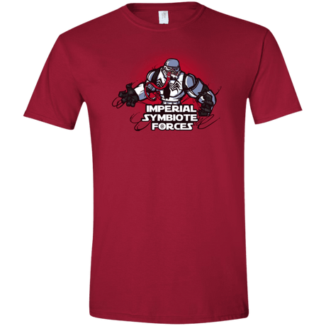 T-Shirts Cardinal Red / S Imperial Symbiote Forces Men's Semi-Fitted Softstyle