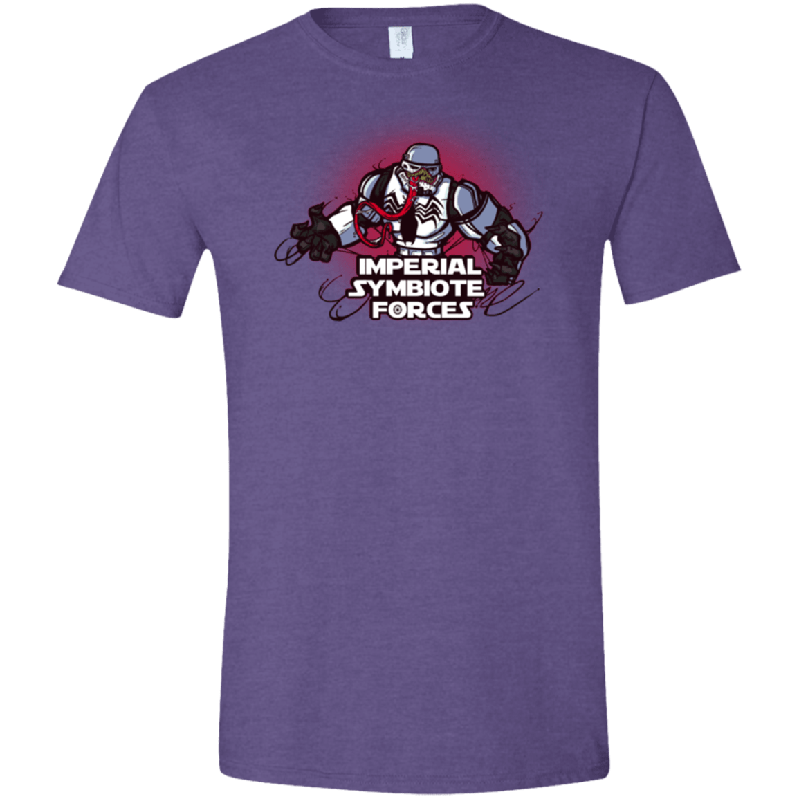 T-Shirts Heather Purple / S Imperial Symbiote Forces Men's Semi-Fitted Softstyle