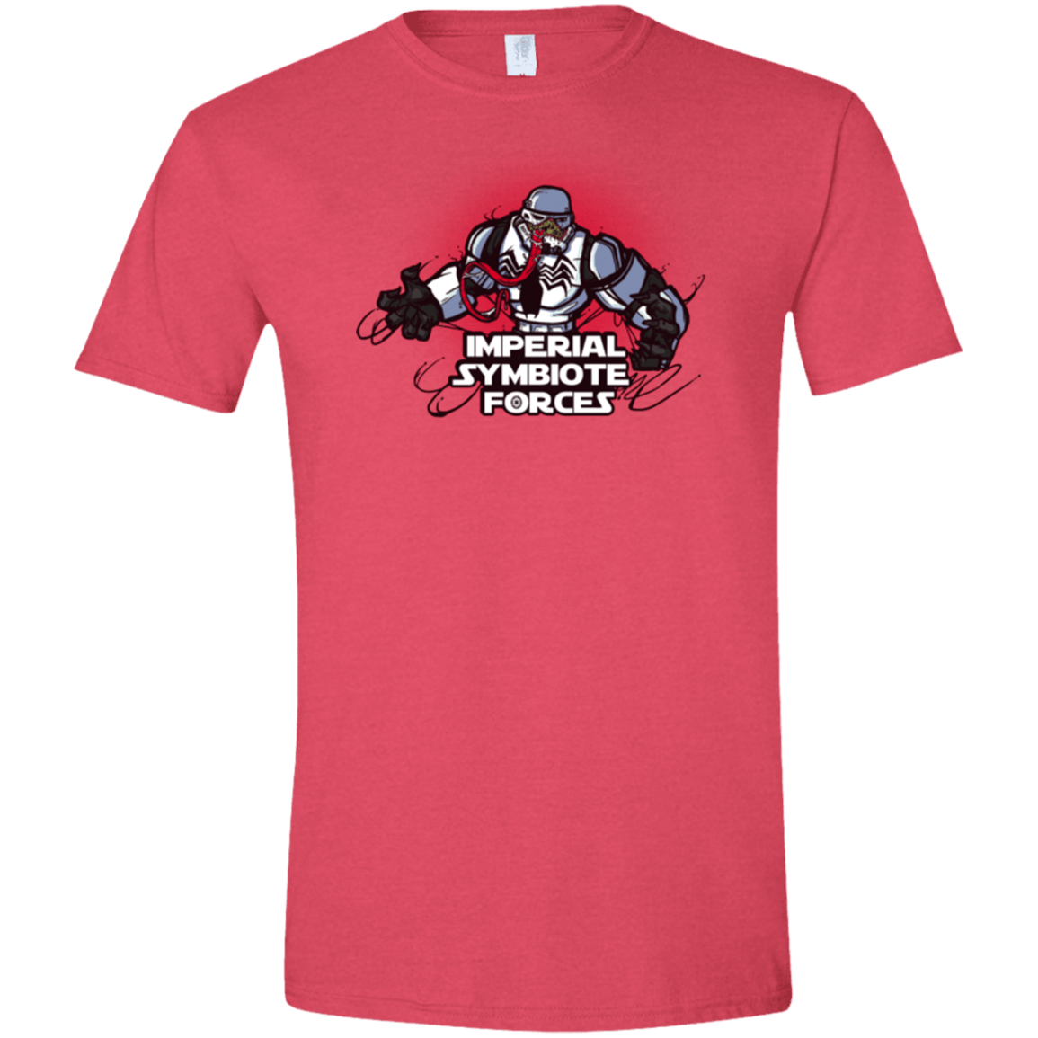T-Shirts Heather Red / S Imperial Symbiote Forces Men's Semi-Fitted Softstyle