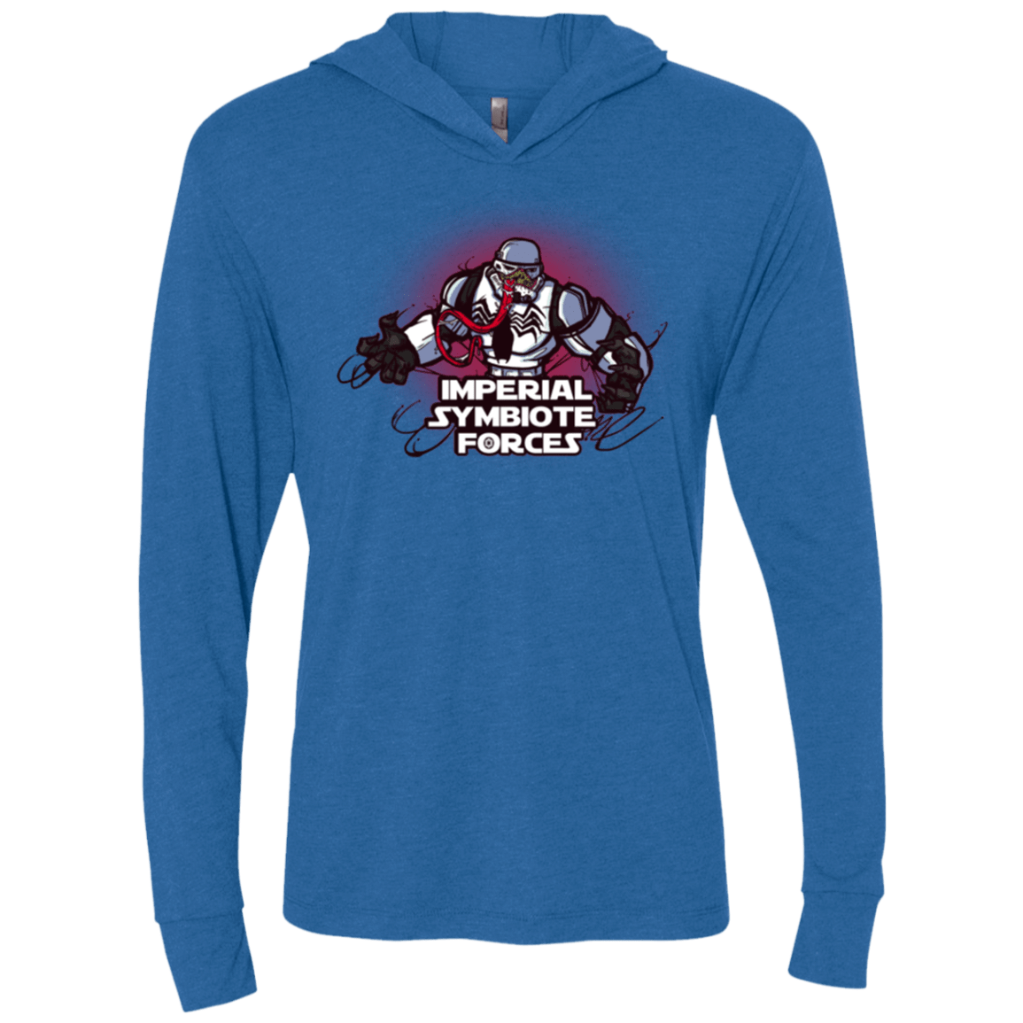T-Shirts Vintage Royal / X-Small Imperial Symbiote Forces Triblend Long Sleeve Hoodie Tee