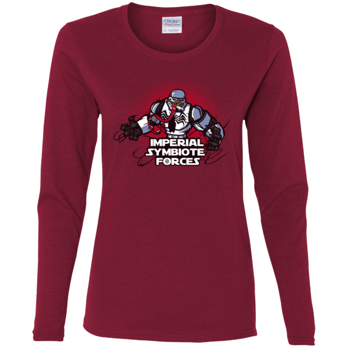 T-Shirts Cardinal / S Imperial Symbiote Forces Women's Long Sleeve T-Shirt