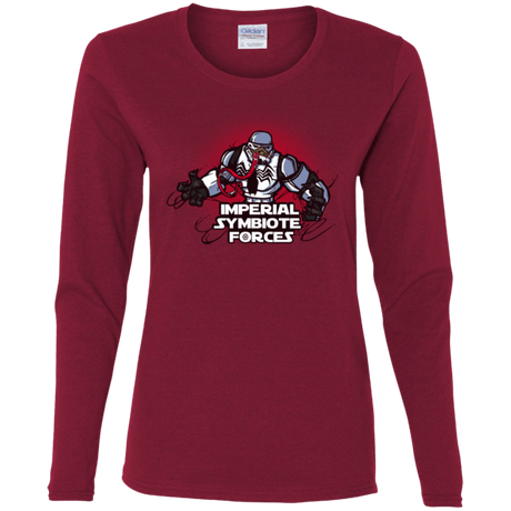 T-Shirts Cardinal / S Imperial Symbiote Forces Women's Long Sleeve T-Shirt