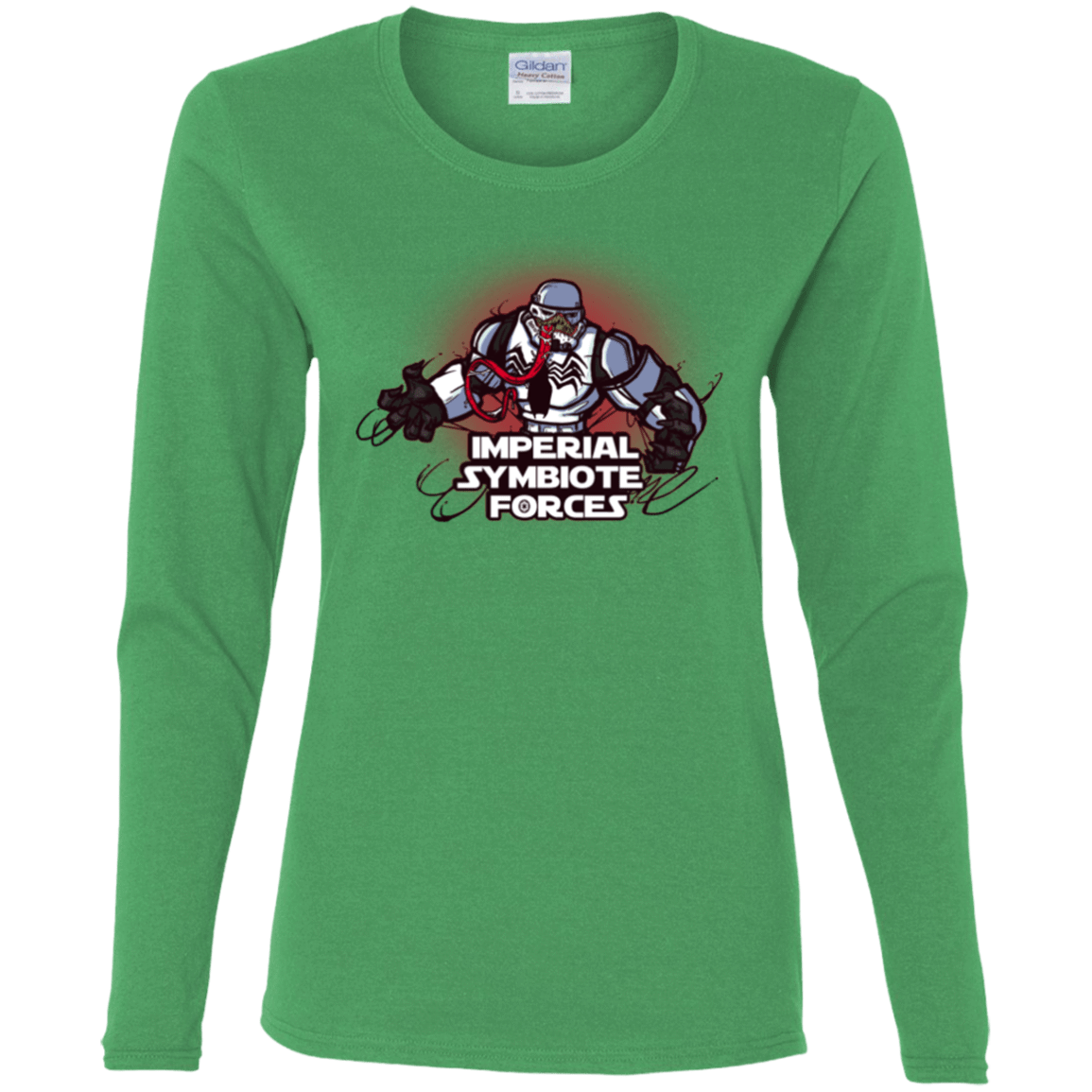 T-Shirts Irish Green / S Imperial Symbiote Forces Women's Long Sleeve T-Shirt