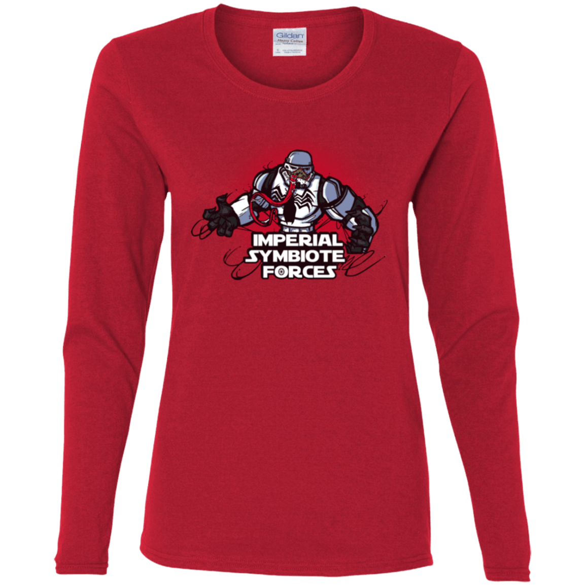 T-Shirts Red / S Imperial Symbiote Forces Women's Long Sleeve T-Shirt