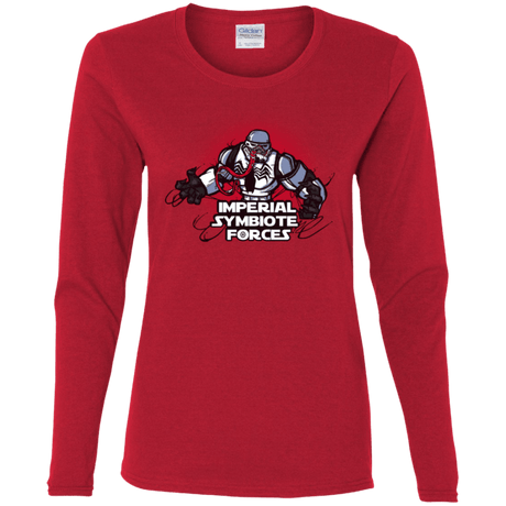 T-Shirts Red / S Imperial Symbiote Forces Women's Long Sleeve T-Shirt
