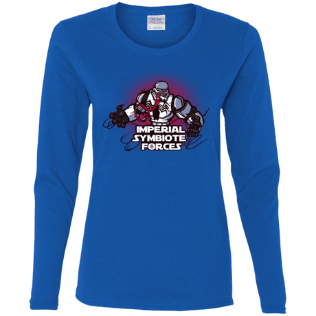 T-Shirts Royal / S Imperial Symbiote Forces Women's Long Sleeve T-Shirt