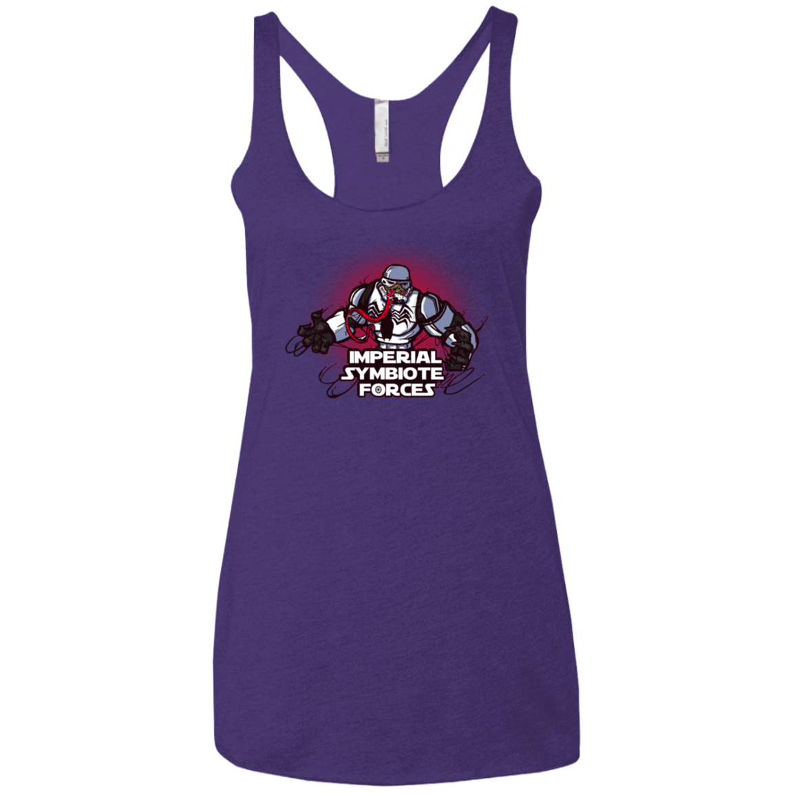 T-Shirts Purple Rush / X-Small Imperial Symbiote Forces Women's Triblend Racerback Tank