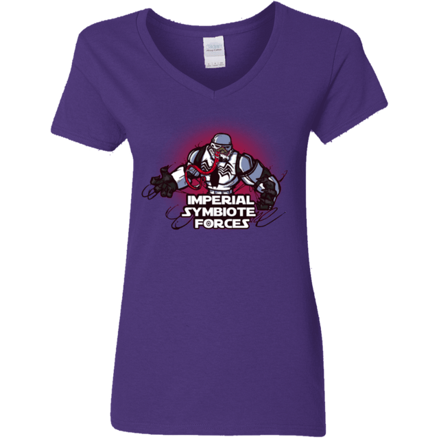 T-Shirts Purple / S Imperial Symbiote Forces Women's V-Neck T-Shirt