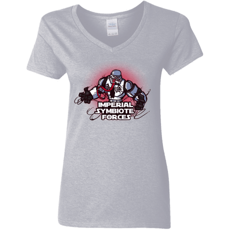 T-Shirts Sport Grey / S Imperial Symbiote Forces Women's V-Neck T-Shirt