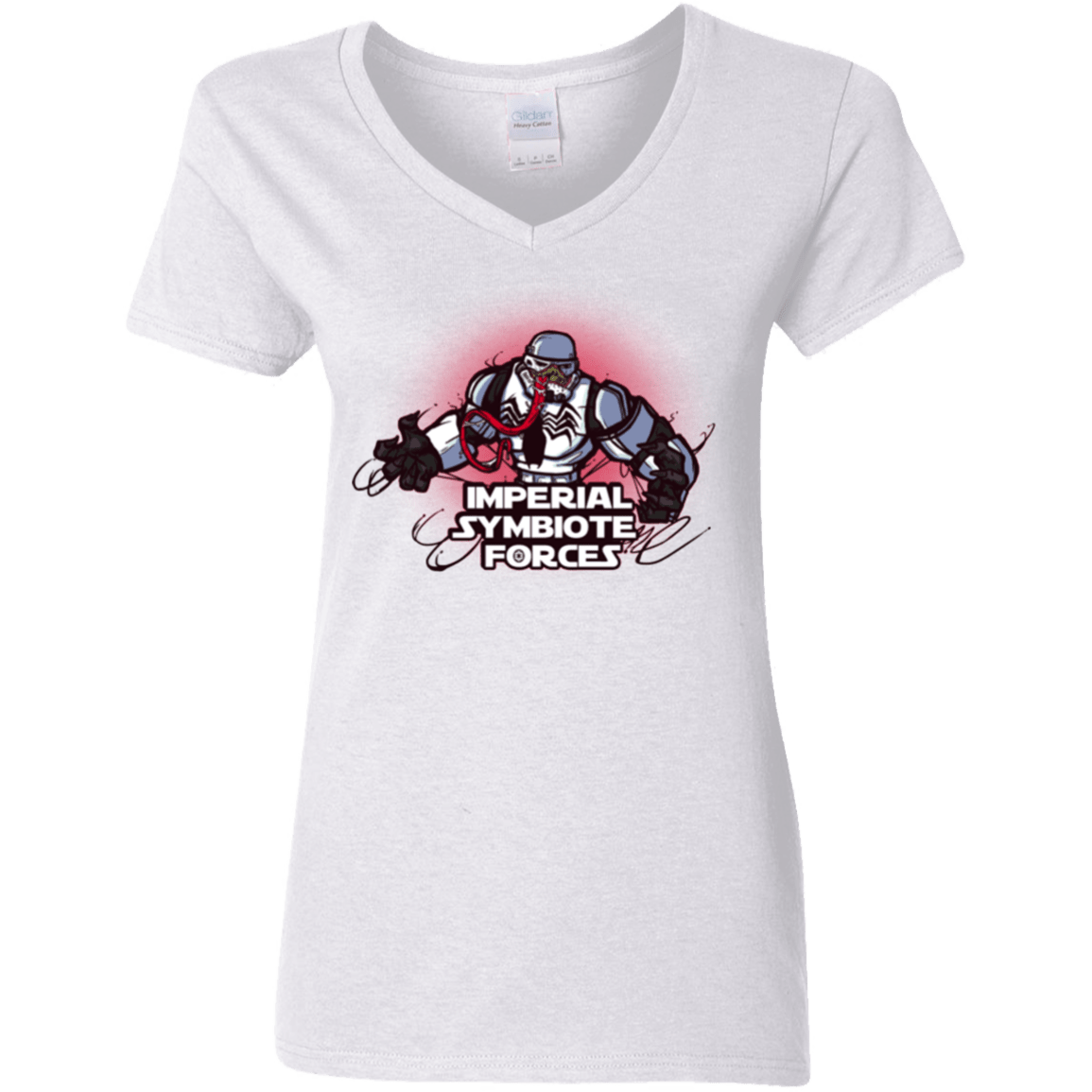 T-Shirts White / S Imperial Symbiote Forces Women's V-Neck T-Shirt