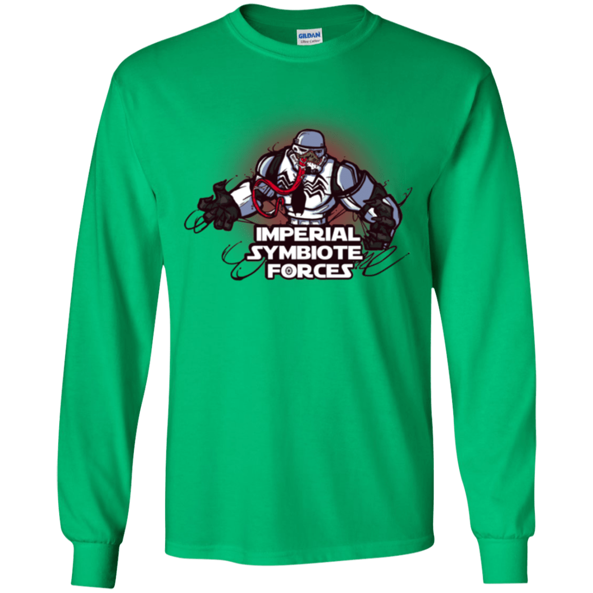 T-Shirts Irish Green / YS Imperial Symbiote Forces Youth Long Sleeve T-Shirt