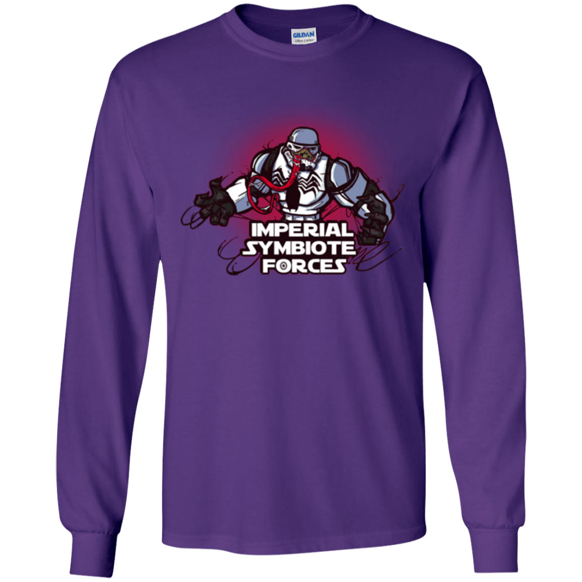 T-Shirts Purple / YS Imperial Symbiote Forces Youth Long Sleeve T-Shirt