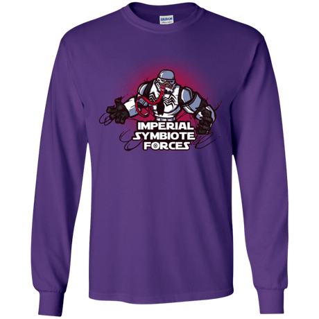 T-Shirts Purple / YS Imperial Symbiote Forces Youth Long Sleeve T-Shirt