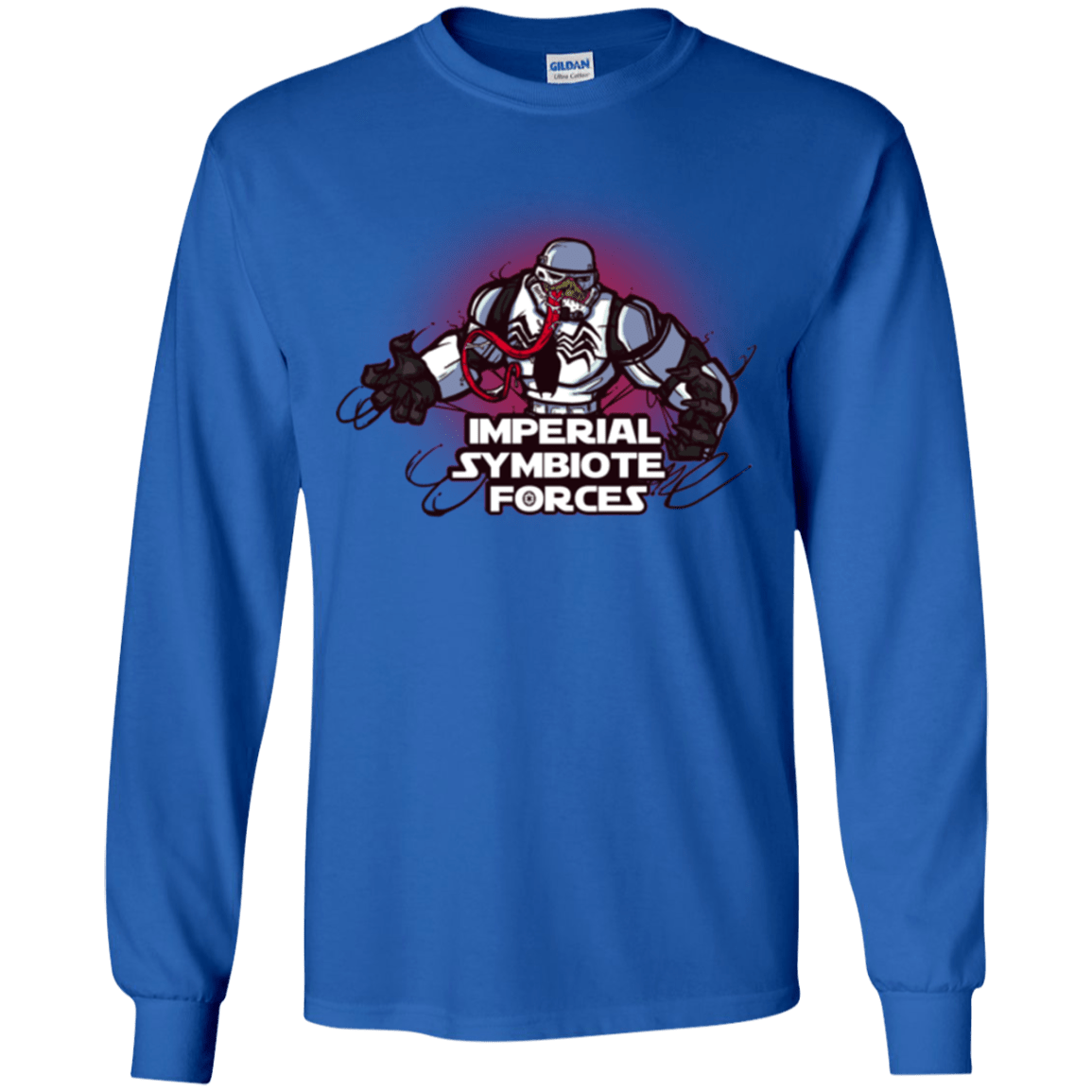 T-Shirts Royal / YS Imperial Symbiote Forces Youth Long Sleeve T-Shirt