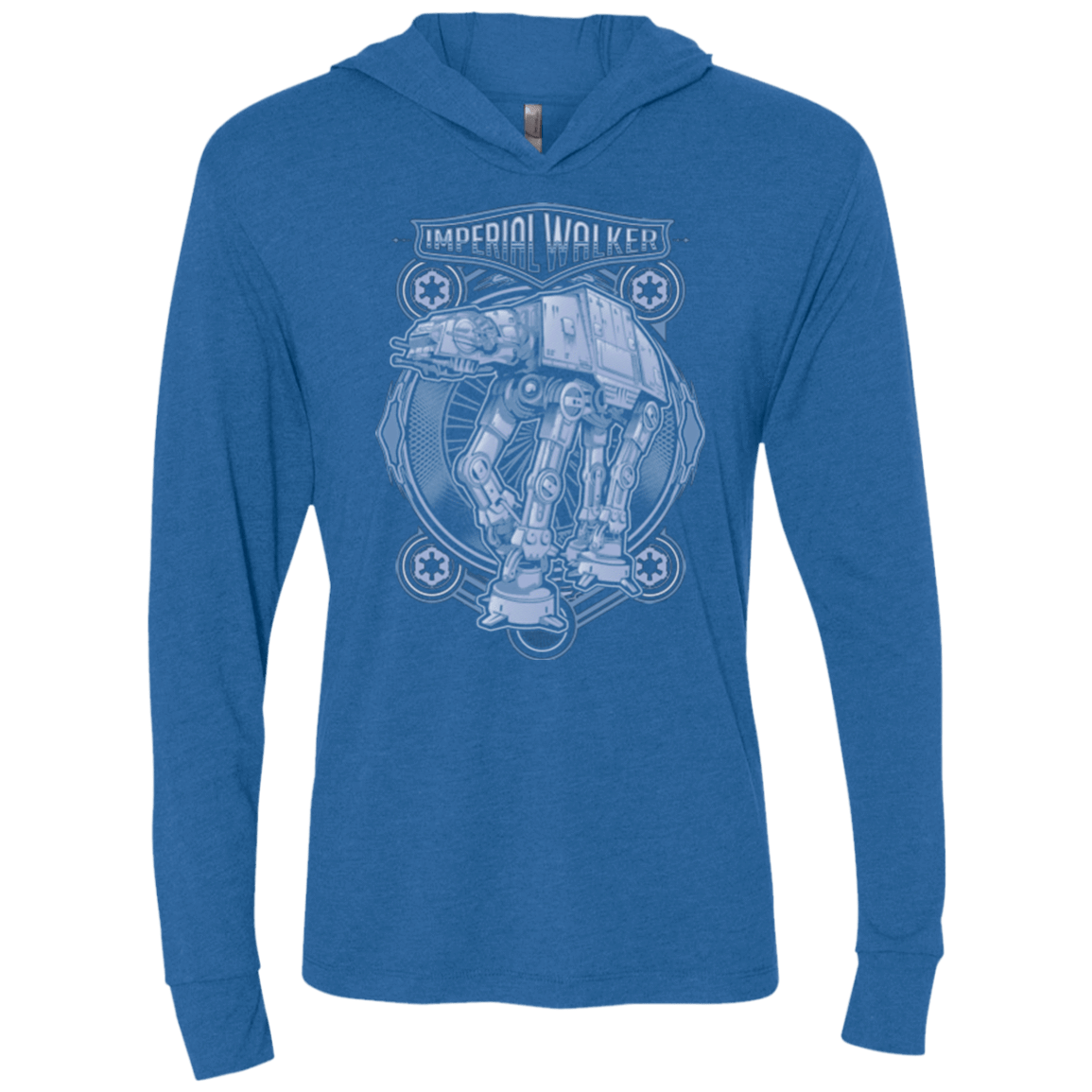 T-Shirts Vintage Royal / X-Small Imperial Walker Triblend Long Sleeve Hoodie Tee