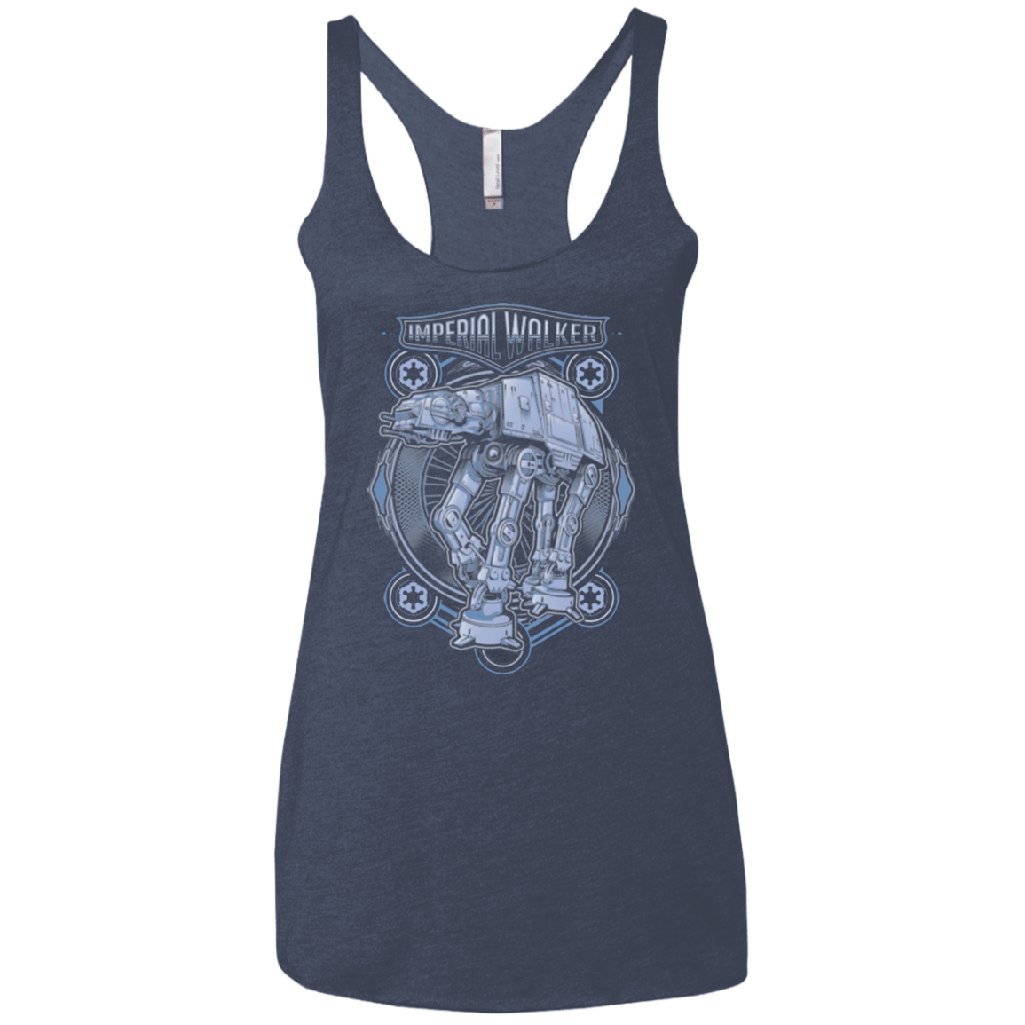 T-Shirts Vintage Navy / X-Small Imperial Walker Women's Triblend Racerback Tank