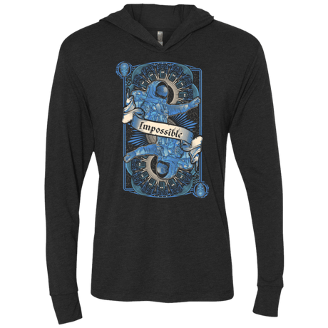 T-Shirts Vintage Black / X-Small Impossible Astronaut Triblend Long Sleeve Hoodie Tee