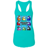 T-Shirts Tahiti Blue / X-Small Imposter Bunch Ladies Ideal Racerback Tank