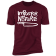 T-Shirts Maroon / S Impostor by Nature Men's Premium T-Shirt