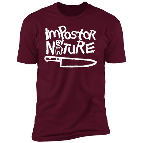 T-Shirts Maroon / S Impostor by Nature Men's Premium T-Shirt