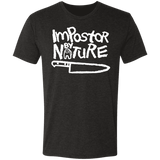 T-Shirts Vintage Black / S Impostor by Nature Men's Triblend T-Shirt