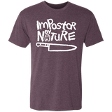 T-Shirts Vintage Purple / S Impostor by Nature Men's Triblend T-Shirt