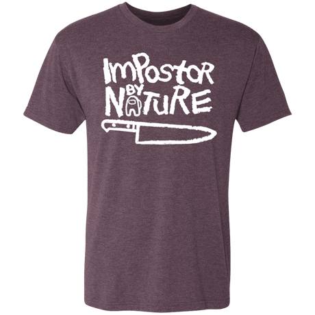 T-Shirts Vintage Purple / S Impostor by Nature Men's Triblend T-Shirt