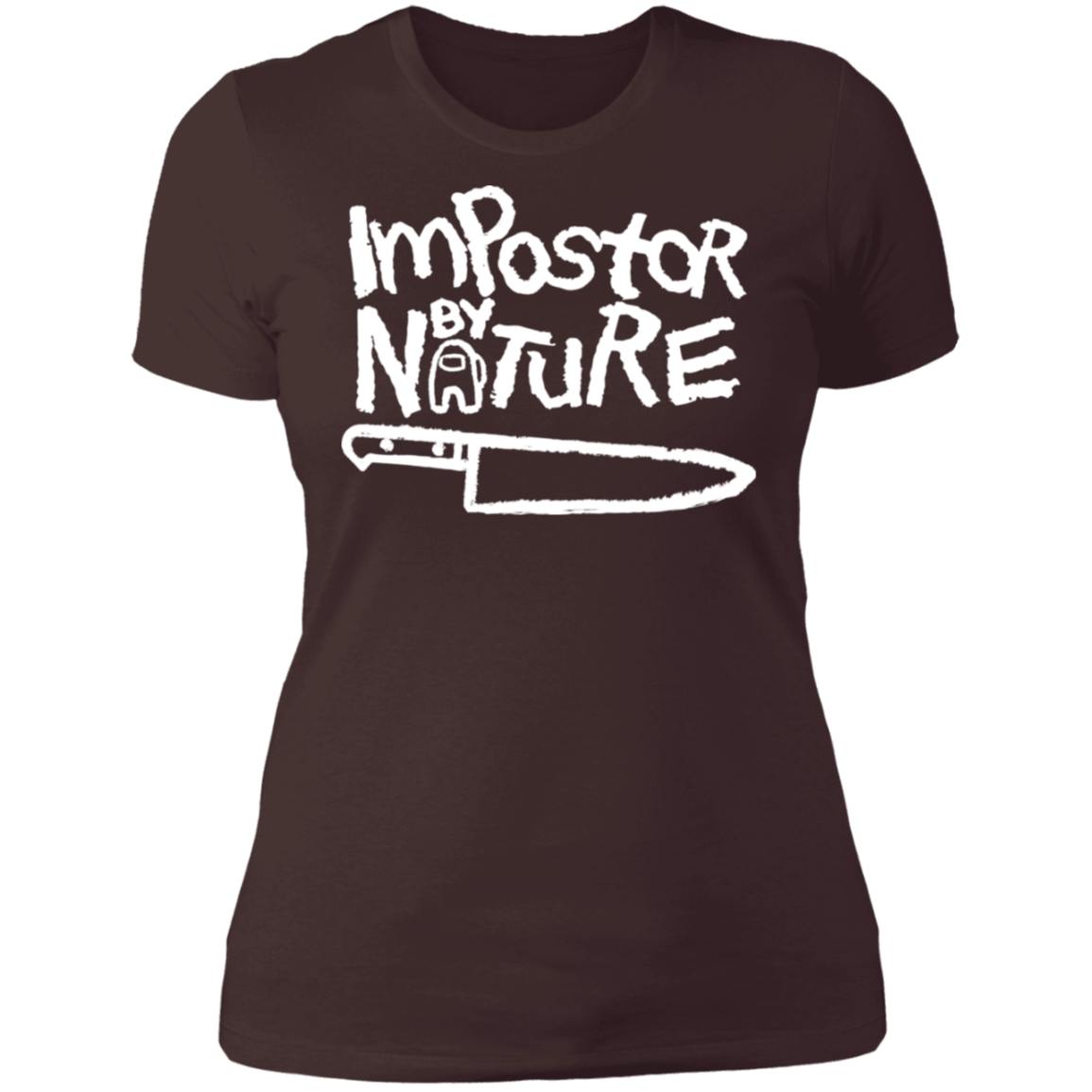 T-Shirts Dark Chocolate / S Impostor by Nature Women's Premium T-Shirt
