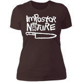 T-Shirts Dark Chocolate / S Impostor by Nature Women's Premium T-Shirt