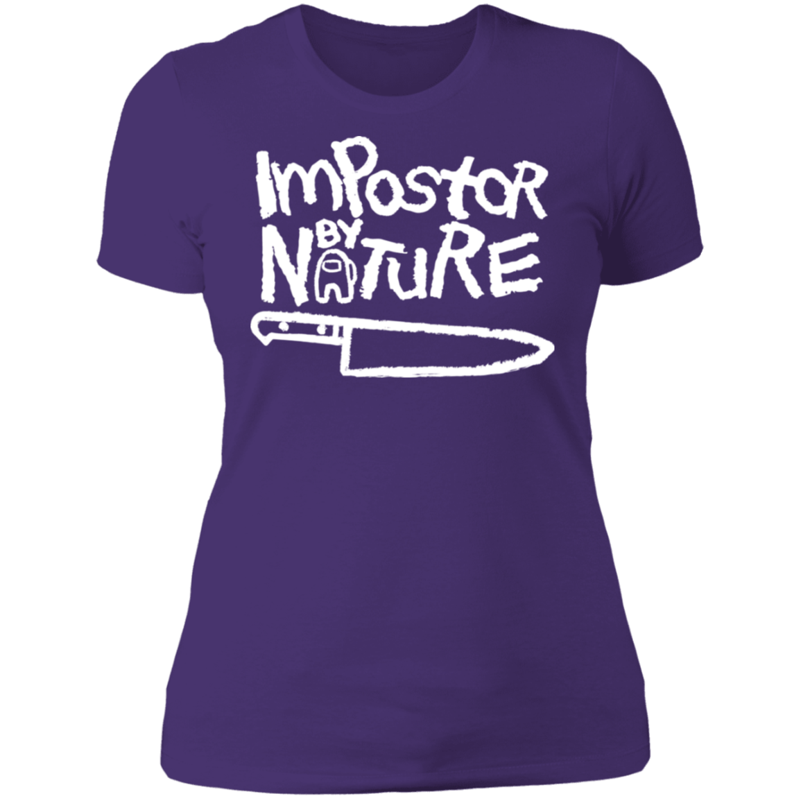 T-Shirts Purple Rush/ / S Impostor by Nature Women's Premium T-Shirt