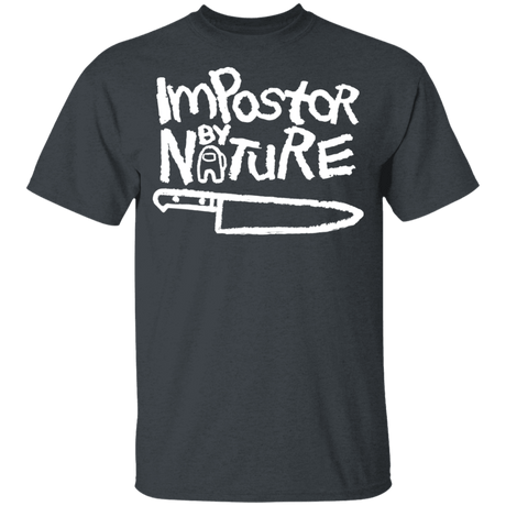 T-Shirts Dark Heather / YXS Impostor by Nature Youth T-Shirt