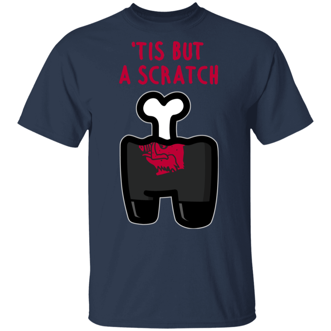T-Shirts Navy / S Impostor Scratch T-Shirt