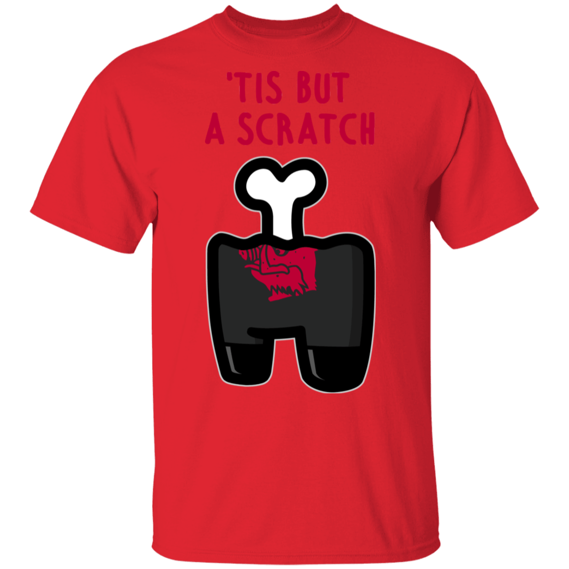 T-Shirts Red / S Impostor Scratch T-Shirt