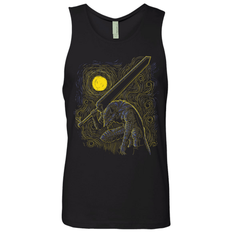 T-Shirts Black / Small Impressionist Swordman Men's Premium Tank Top