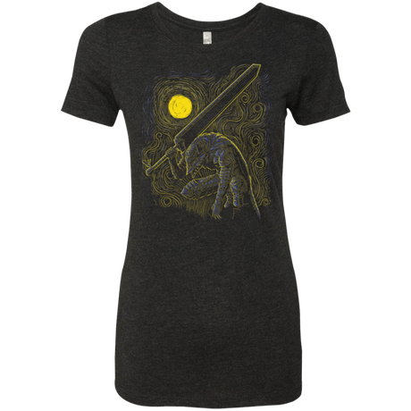 T-Shirts Vintage Black / Small Impressionist Swordman Women's Triblend T-Shirt