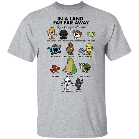 T-Shirts Sport Grey / YXS In a Land Far Far Away Youth T-Shirt